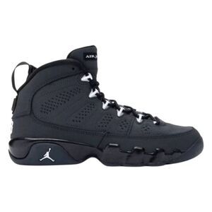 NIKE Air Jordan 9 Retro 'Anthracite White' GS Sneakers Size 6.5Y